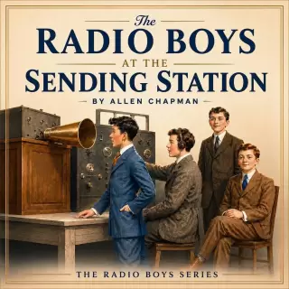 Cover of The Radio Boys at the Sending Station: Adventures in the Wireless Room